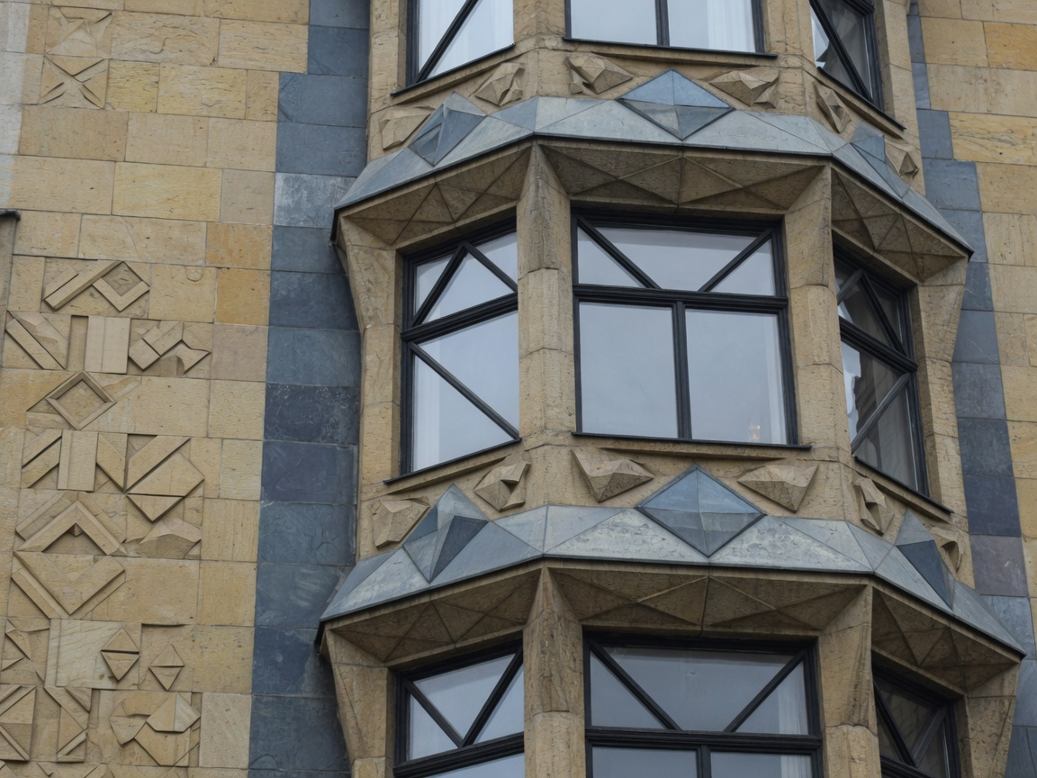 Cubist facade in Prague